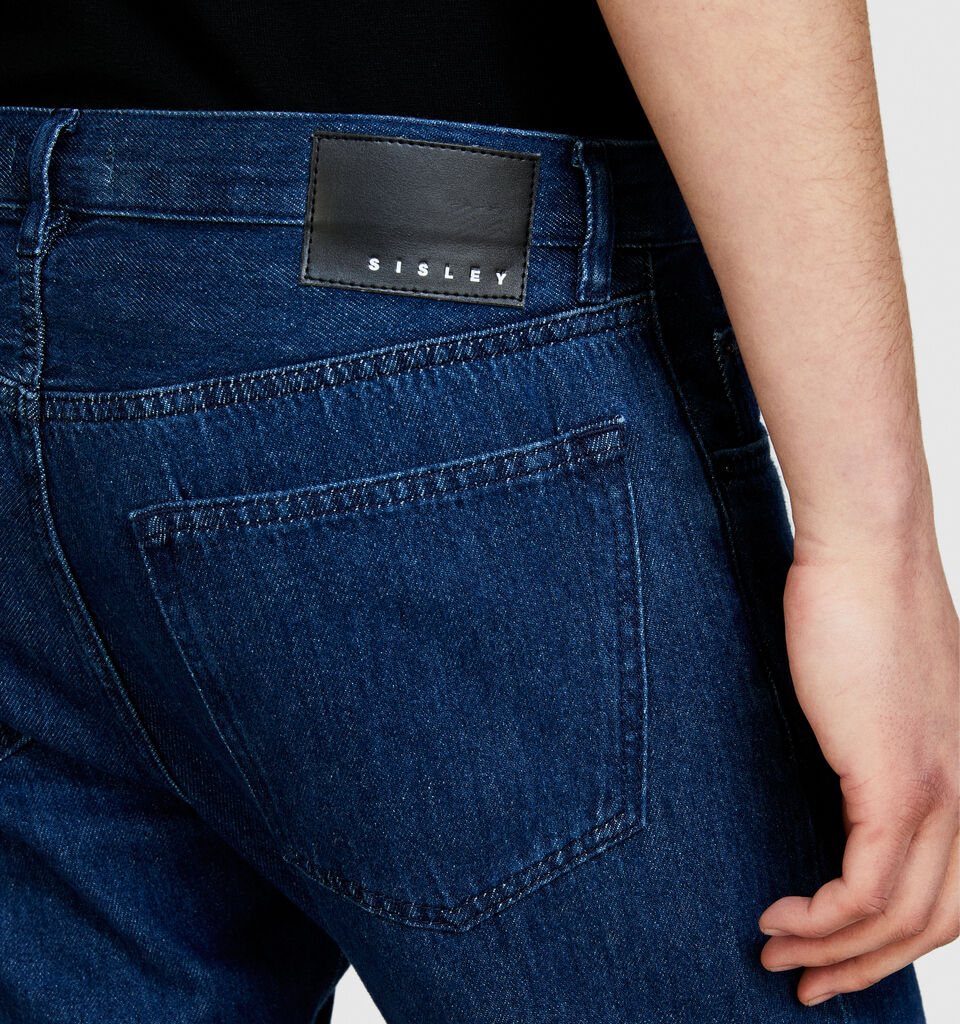 Liverpool slim fit jeans - men's slim fit jeans - Dark Blue | Sisley image number 5